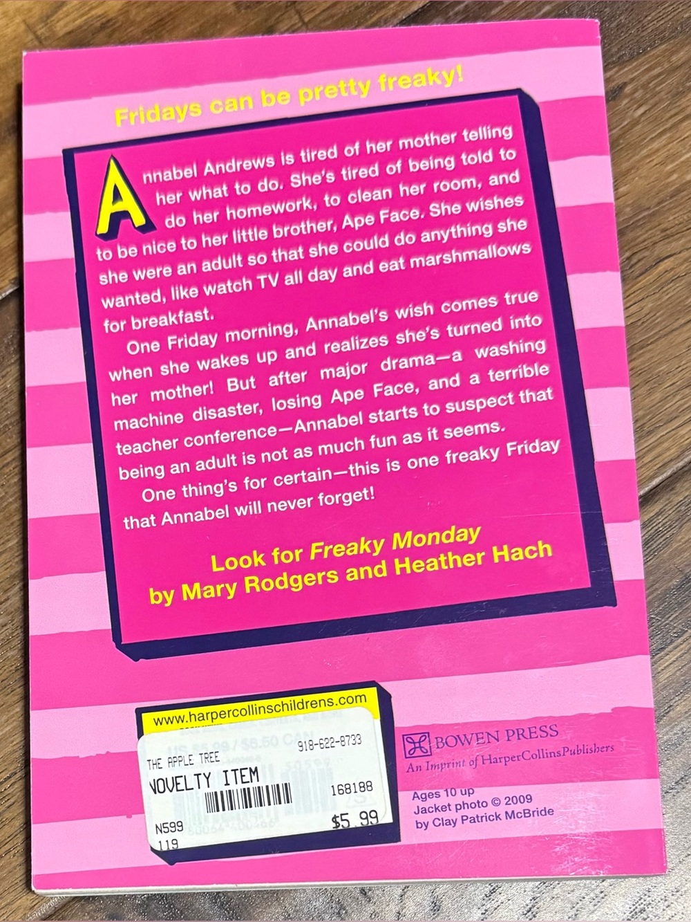 “Freaky Friday” Kid’s Chapter Books, for Ages 10+ - Picture 2 of 3